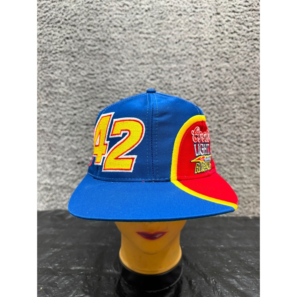 Vintage Chase Nascar Kyle Petty #42 Coors Light Silver Bullet Snapback Cap NWT